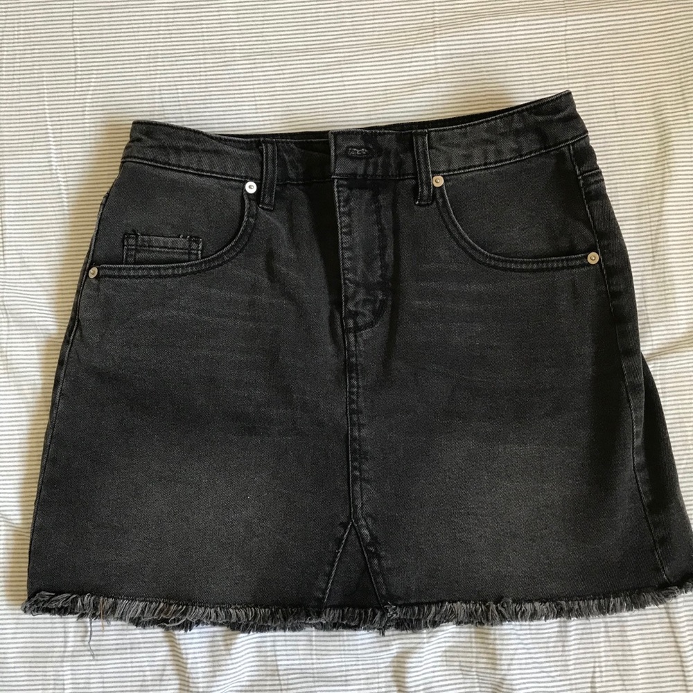 High waisted jean skirt!